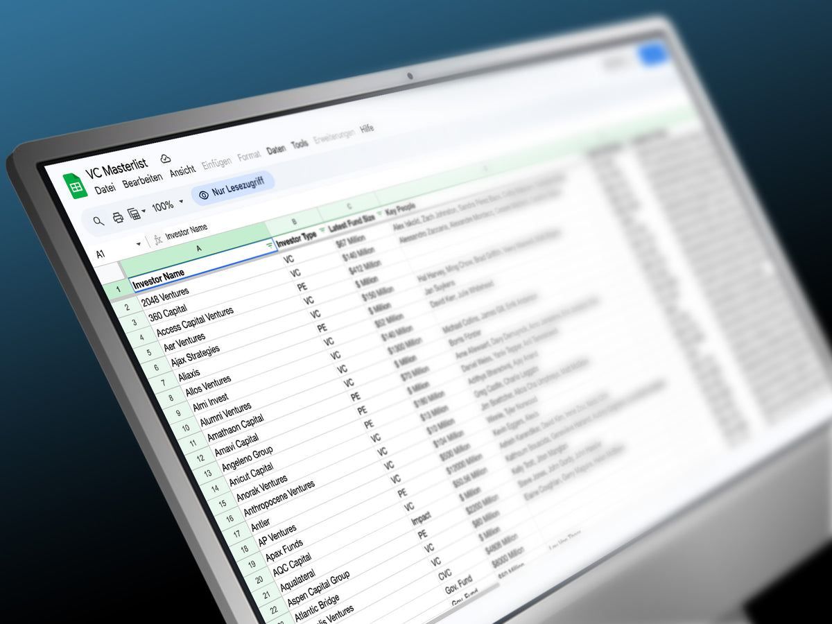 Watertech Investor Masterlist 2026 - Curated database of 250+ water technology investors